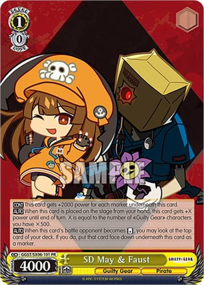 SD May & Faust, Guilty Gear -Strive- GGST/SX06-101 PR