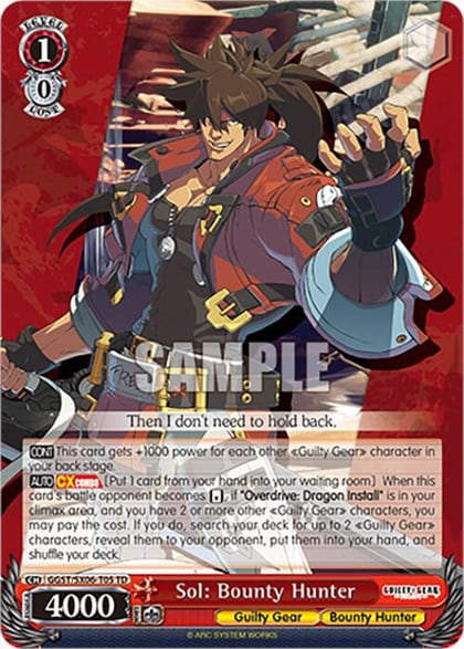 Sol: Bounty Hunter, Guilty Gear -Strive- GGST/SX06-T05 TD