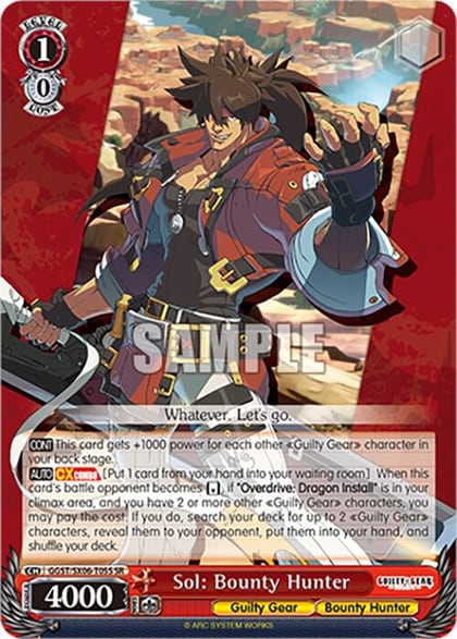 Sol: Bounty Hunter (SR), Guilty Gear -Strive- GGST/SX06-T05S SR
