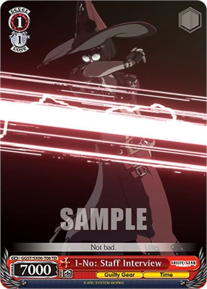 I-No: Staff Interview, Guilty Gear -Strive- GGST/SX06-T06 TD