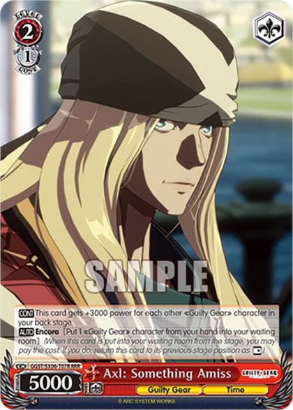 Axl: Something Amiss (RRR), Guilty Gear -Strive- GGST/SX06-T07R RRR