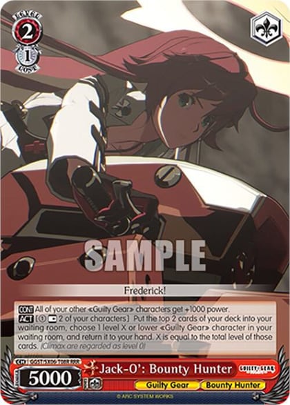 Jack-O': Bounty Hunter (RRR), Guilty Gear -Strive- GGST/SX06-T08R RRR