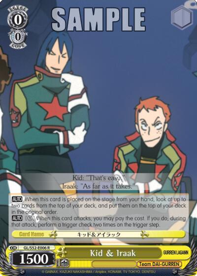 Kid & Iraak, Gurren Lagann GL/S52-E006