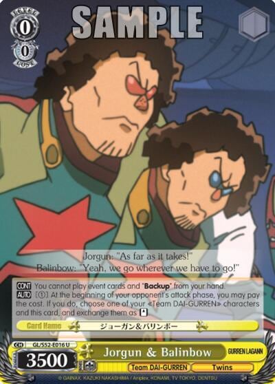 Jorgun & Balinbow, Gurren Lagann GL/S52-E016