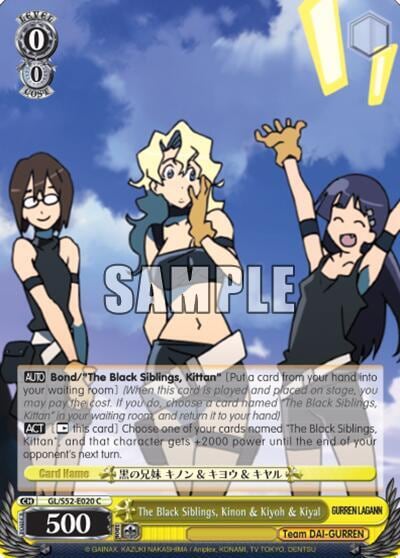 The Black Siblings, Kinon & Kiyoh & Kiyal, Gurren Lagann GL/S52-E020