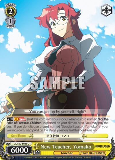 New Teacher, Yomako, Gurren Lagann GL/S52-E028