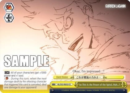 So This Is the Power of the Spiral, Huh...?, Gurren Lagann GL/S52-E032