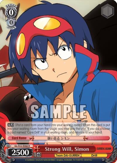 Strong Will, Simon, Gurren Lagann GL/S52-E066