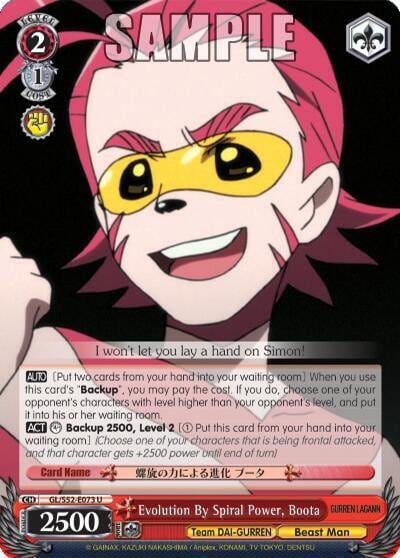 Evolution By Spiral Power, Boota, Gurren Lagann GL/S52-E073