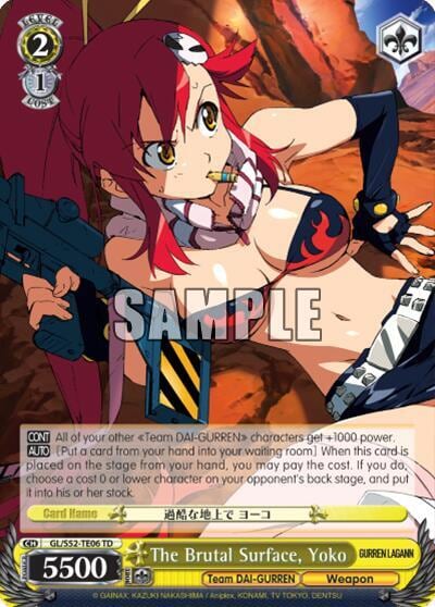 The Brutal Surface, Yoko, Gurren Lagann GL/S52-TE06