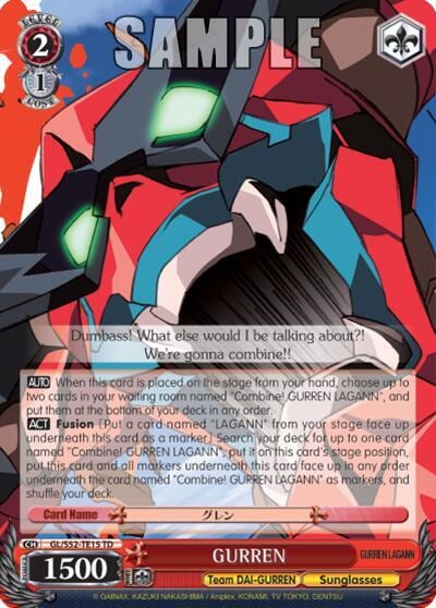 GURREN, Gurren Lagann GL/S52-TE15