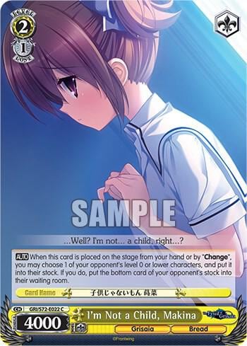 I'm Not a Child, Makina, The Fruit of Grisaia GRI/S72-E022 C