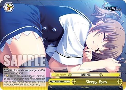 Sleepy Eyes, The Fruit of Grisaia GRI/S72-E027 CC