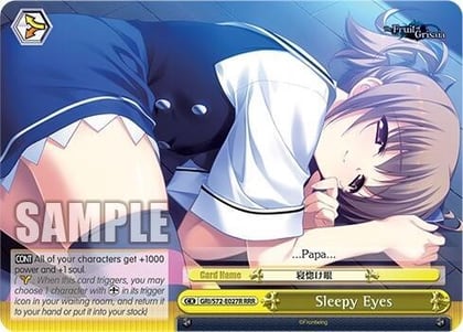 Sleepy Eyes (RRR), The Fruit of Grisaia GRI/S72-E027R RRR