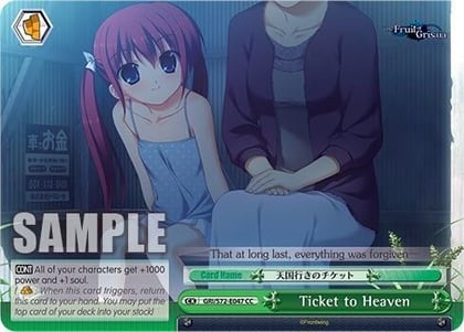 Ticket to Heaven, The Fruit of Grisaia GRI/S72-E047 CC