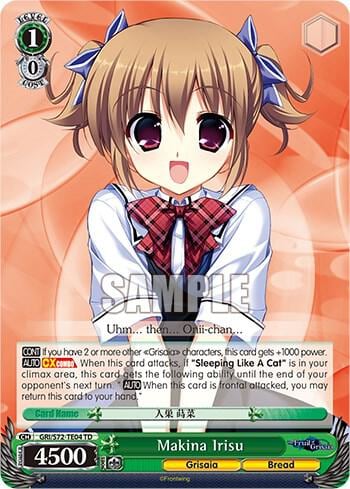 Makina Irisu, The Fruit of Grisaia GRI/S72-TE04 TD