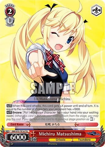 Michiru Matsushima, The Fruit of Grisaia GRI/S72-TE16 TD