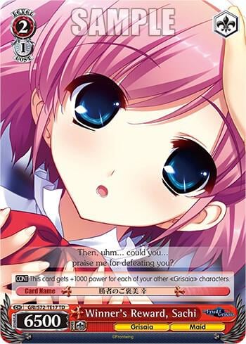Winner's Reward, Sachi, The Fruit of Grisaia GRI/S72-TE17 TD