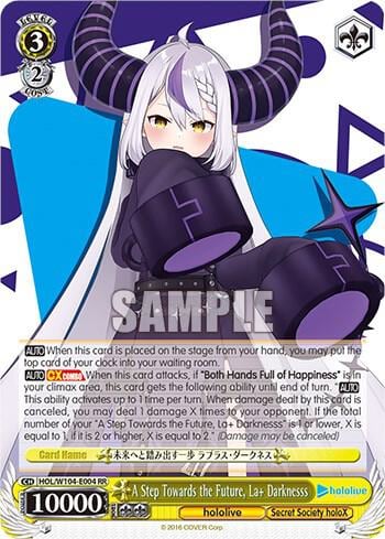 A Step Towards the Future, La+ Darknesss, hololive production Vol.2 HOL/W104-E004 RR