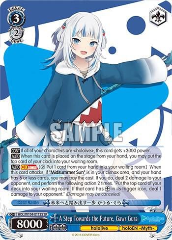 A Step Towards the Future, Gawr Gura (SR), hololive production Vol.2 HOL/W104-E113S SR