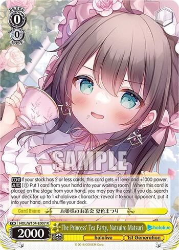 The Princess' Tea Party, Natsuiro Matsuri, hololive production Vol.2 HOL/W104-E007 R