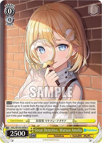 Great Detective, Watson Amelia, hololive production Vol.2 HOL/W104-E008 R