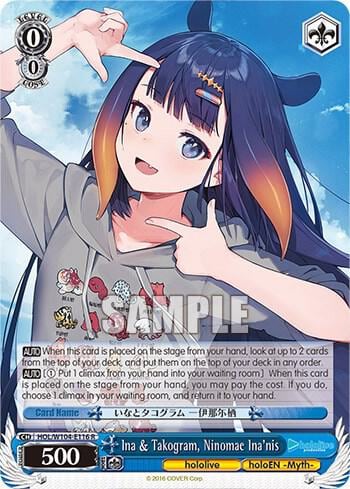 Ina & Takogram, Ninomae Ina'nis, hololive production Vol.2 HOL/W104-E116 R
