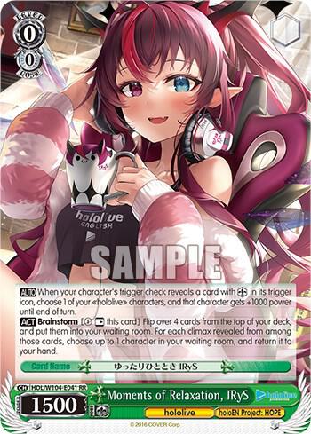 Moments of Relaxation, IRyS, hololive production Vol.2 HOL/W104-E041 RR