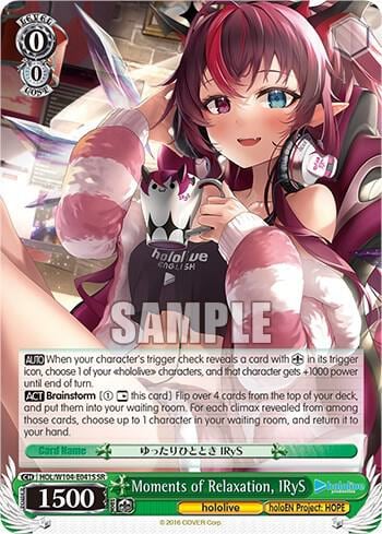 Moments of Relaxation, IRyS (SR), hololive production Vol.2 HOL/W104-E041S SR
