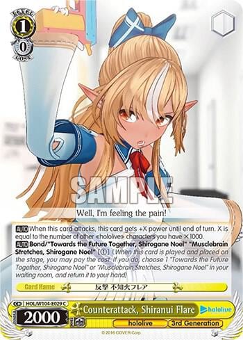 Counterattack, Shiranui Flare, hololive production Vol.2 HOL/W104-E029 C