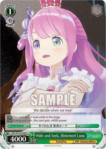 Hide and Seek, Himemori Luna, hololive production Vol.2 HOL/W104-E061 C