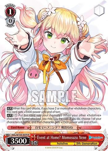 Event at Home? Momosuzu Nene, hololive production Vol.2 HOL/W104-E079 R