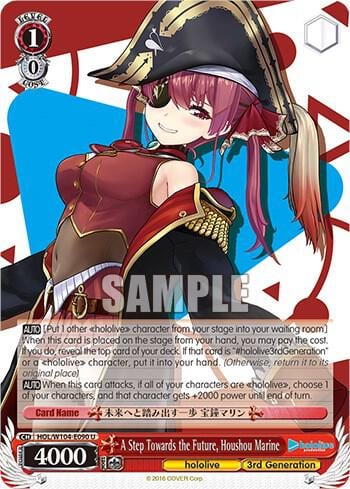 A Step Towards the Future, Houshou Marine, hololive production Vol.2 HOL/W104-E090 U