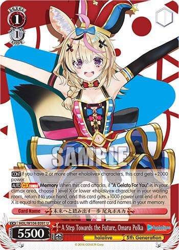 A Step Towards the Future, Omaru Polka, hololive production Vol.2 HOL/W104-E091 U