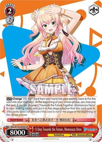 A Step Towards the Future, Momosuzu Nene (SR), hololive production Vol.2 HOL/W104-E094S SR