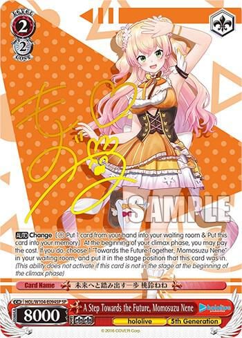 A Step Towards the Future, Momosuzu Nene (SP), hololive production Vol.2 HOL/W104-E094SP SP
