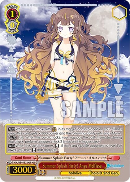 Summer Splash Party! Anya Melfissa (HLP), hololive production Summer Collection Premium Booster HOL/WE44-E32HLP HLP