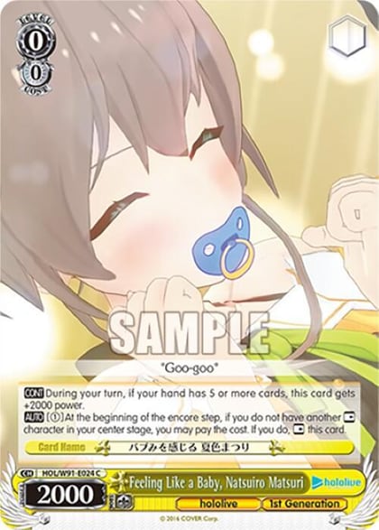 Feeling Like a Baby, Natsuiro Matsuri, hololive production HOL/W91-E024 C