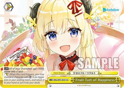 Fruit Tart of Happiness, hololive production HOL/W91-E031 CC