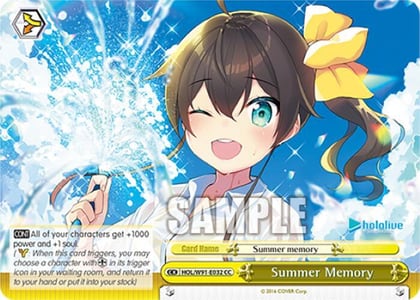 Summer Memory, hololive production HOL/W91-E032 CC