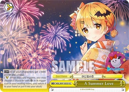 A Summer Love, hololive production HOL/W91-E033 CC