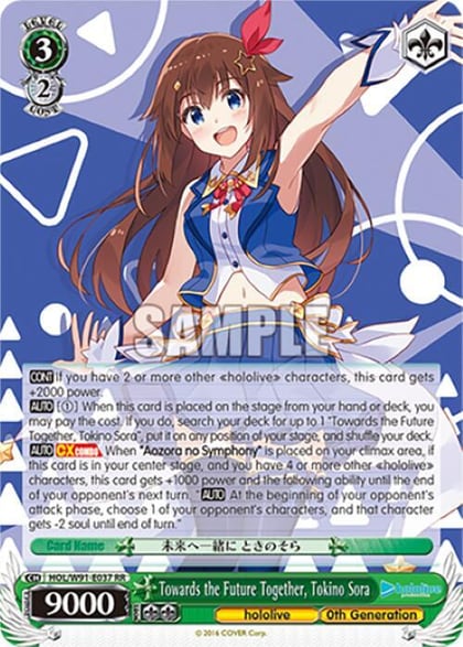 Towards the Future Together, Tokino Sora, hololive production HOL/W91-E037 RR