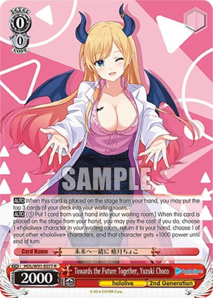 Towards the Future Together, Yuzuki Choco, hololive production HOL/W91-E077 R
