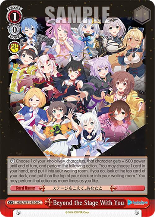 Beyond the Stage With You, hololive production HOL/W91-E106 C