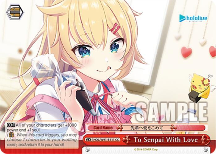 To Senpai With Love, hololive production HOL/W91-E111 CC
