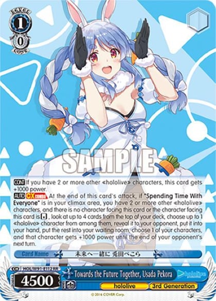 Towards the Future Together, Usada Pekora, hololive production HOL/W91-E112 RR