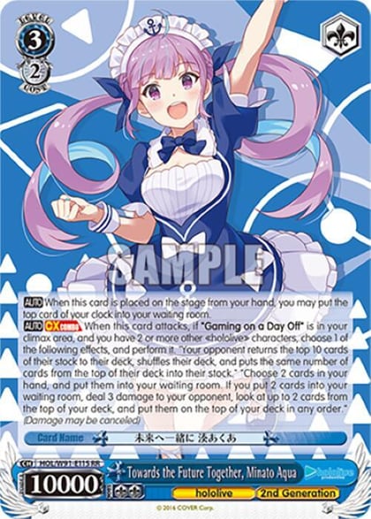 Towards the Future Together, Minato Aqua, hololive production HOL/W91-E115 RR