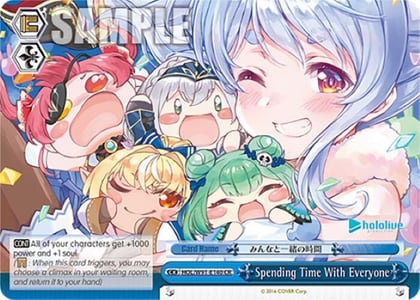 Spending Time With Everyone, hololive production HOL/W91-E140 CR