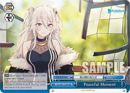 Peaceful Moment (RRR), hololive production HOL/W91-E142R RRR