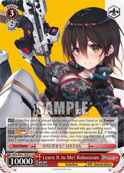 Leave It to Me! Robocosan, hololive production HOL/W91-TE017 TD